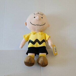 Kohls Cares Charlie Brown Plush 14" Stuffed Doll Toy  - Peanuts
